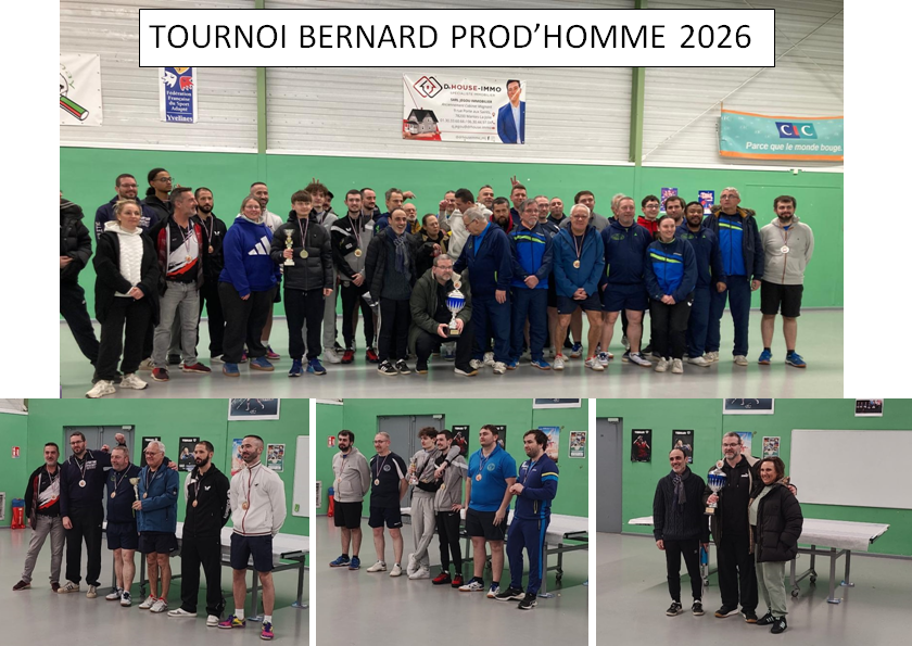 Tournoi Bernard Prod'homme 2026