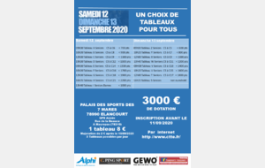 Tournoi Elancourt 12-13/09