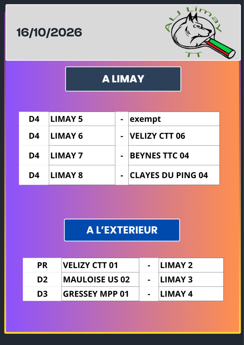 3eme journee 2026/2027 phase 1