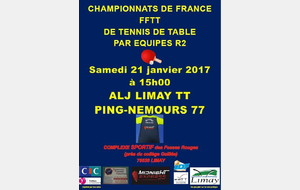 Rencontre FFTT  Championnat de France par équipes Régional 2