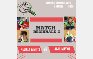 6 éme journée R3 phase 1 : Neully S/M TT2		-		LIMAY 1