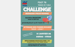 Tournoi Bernard Prod'homme 2026