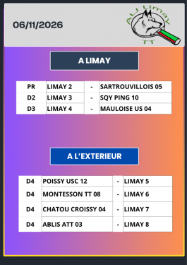 4eme journee 2026/2027 phase 1