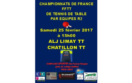 Championnat de France R2: ALJ Limay contre CHATILLON