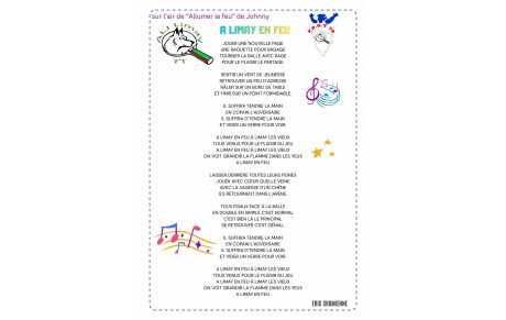 Chanson &quot;A Limay le feu&quot;