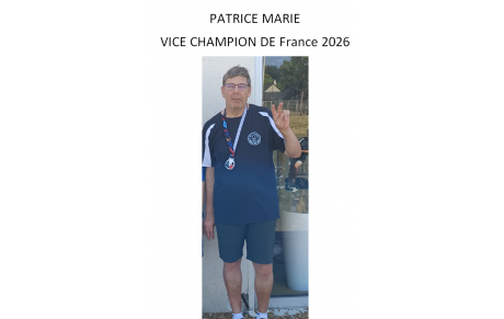 Patrice : vice champion de france FFSA