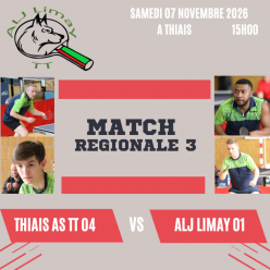 R3 : 4eme journee 2026/2027 phase 1